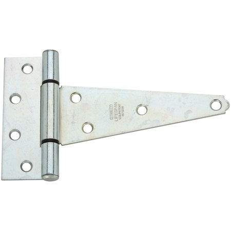 NATIONAL HARDWARE 6 in. L Zinc-Plated Extra Heavy Duty T-Hinge , 2PK N129-189